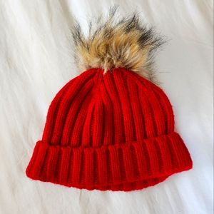 Jcrew red winter hat